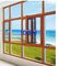 Ντυμένα ξύλινα παράθυρα αργιλίου αρχιτεκτόνων το διπλάσιο/βερνικωμένο το τριπλάσιο αέριο αργού γυαλιού που γεμίζουν με