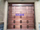 Ξύλινες πόρτες 400mm γκαράζ αλουμινίου στολισμάτων επιτροπών EPDM αργιλίου χρώματος πλάτος