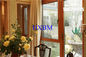 τα διπλά βερνικωμένα ξύλινα παράθυρα 6063-T5 12A στεγανοποιούν την ντυμένη ξυλεία